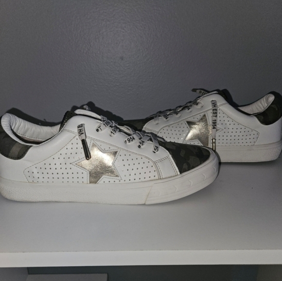 Vintage Havana Kiki White Camo Sneakers - Size 8 - Picture 6 of 12